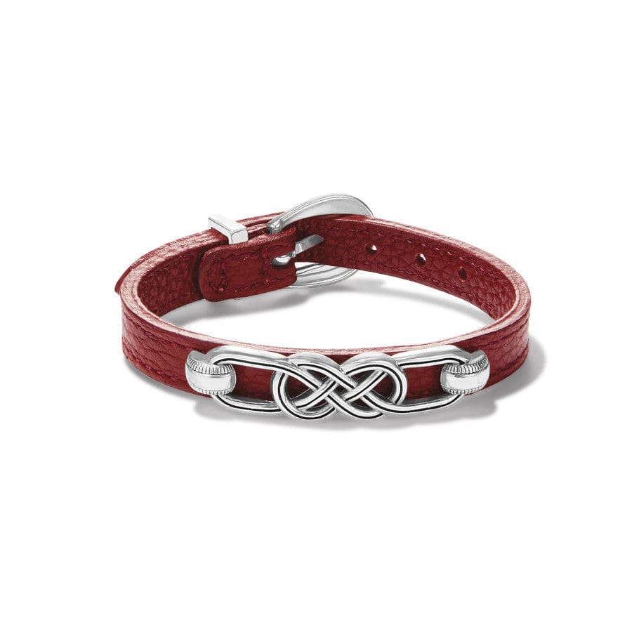 Interlok Braid Leather Bracelet chili-pepper 2