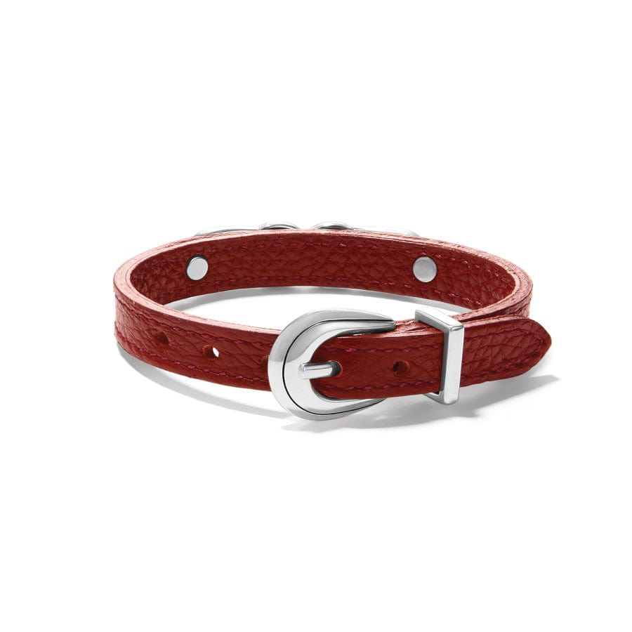 Interlok Braid Leather Bracelet chili-pepper 3