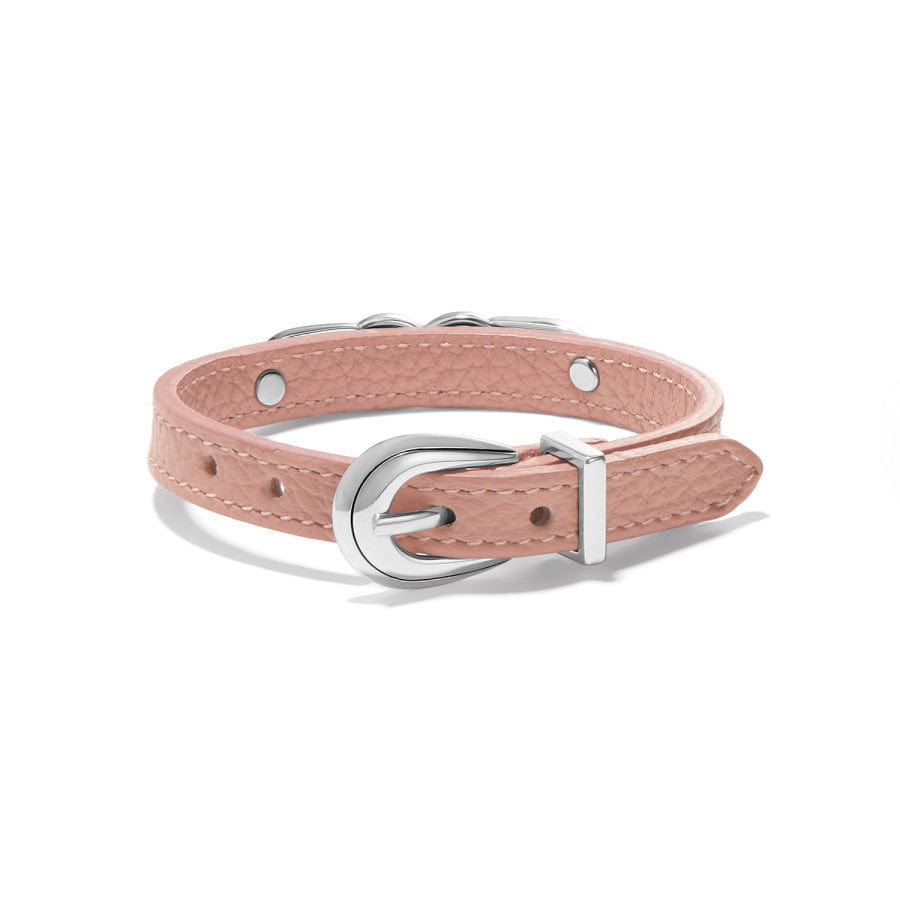 Interlok Braid Leather Bracelet pink-sand 8