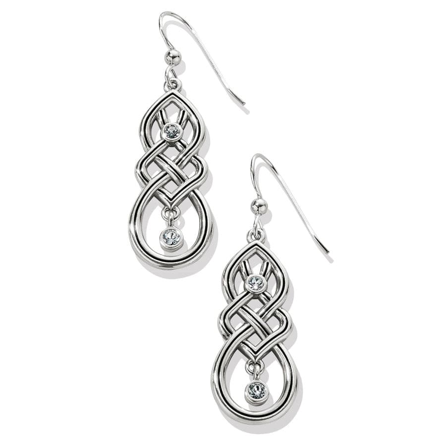 Interlok Cascade French Wire Earrings silver 1