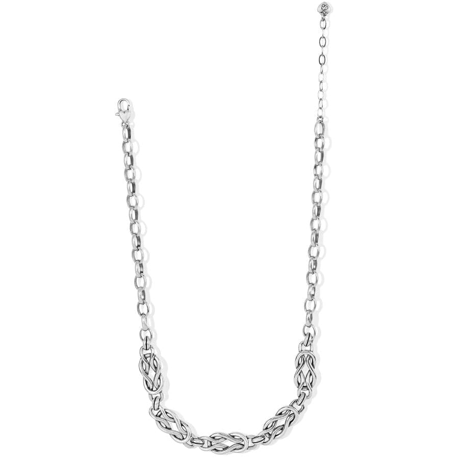 Interlok Harmony Link Necklace silver 2