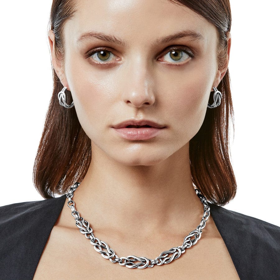 Interlok Harmony Link Necklace silver 4