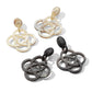 Interlok Horn Post Earrings