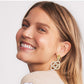 Interlok Horn Post Earrings