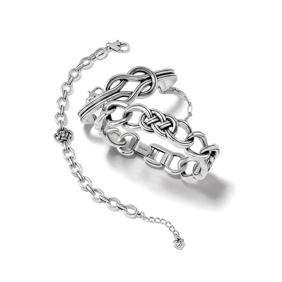 Interlok Knot Link Bracelet silver 2