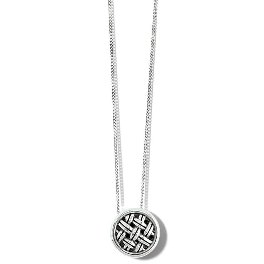 Interlok Loom Necklace silver 1
