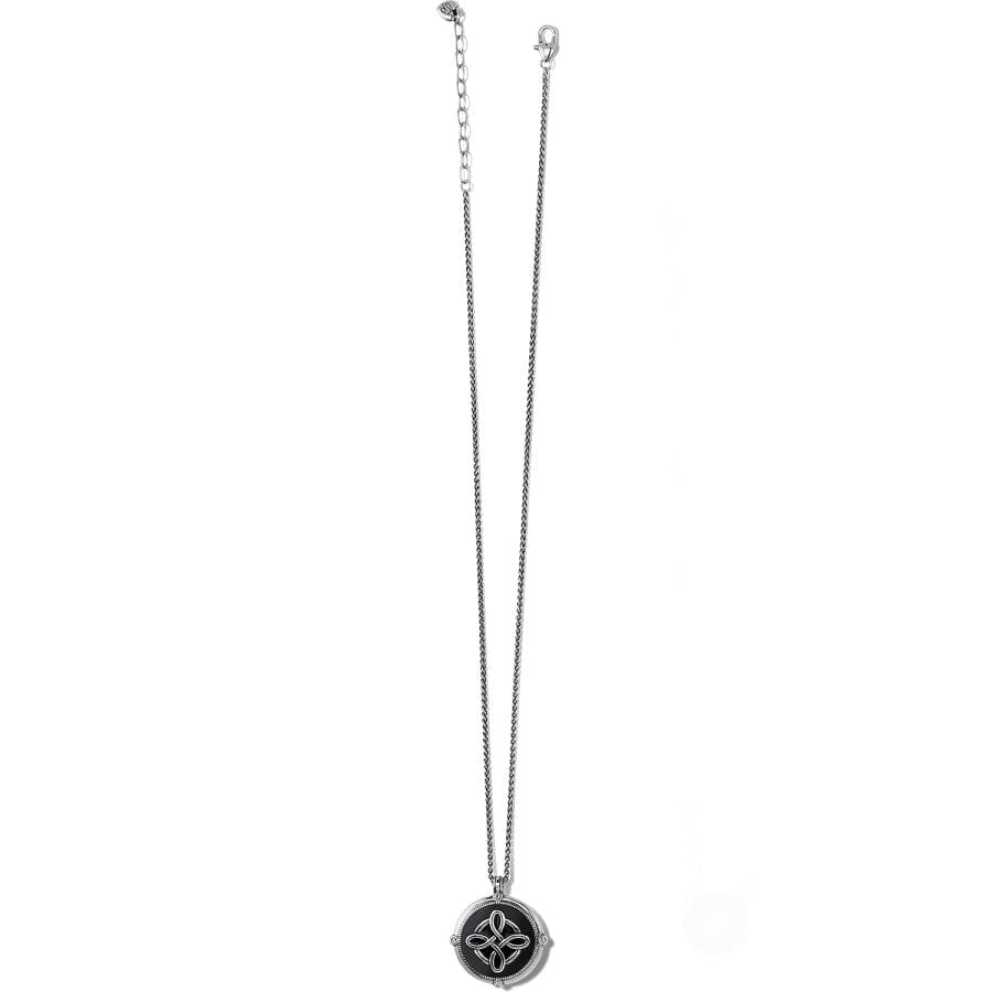 Interlok Noir Heirloom Reversible Necklace silver-black 3