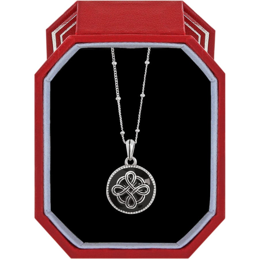 Interlok Noir Reversible Necklace Gift Box silver-gold 1