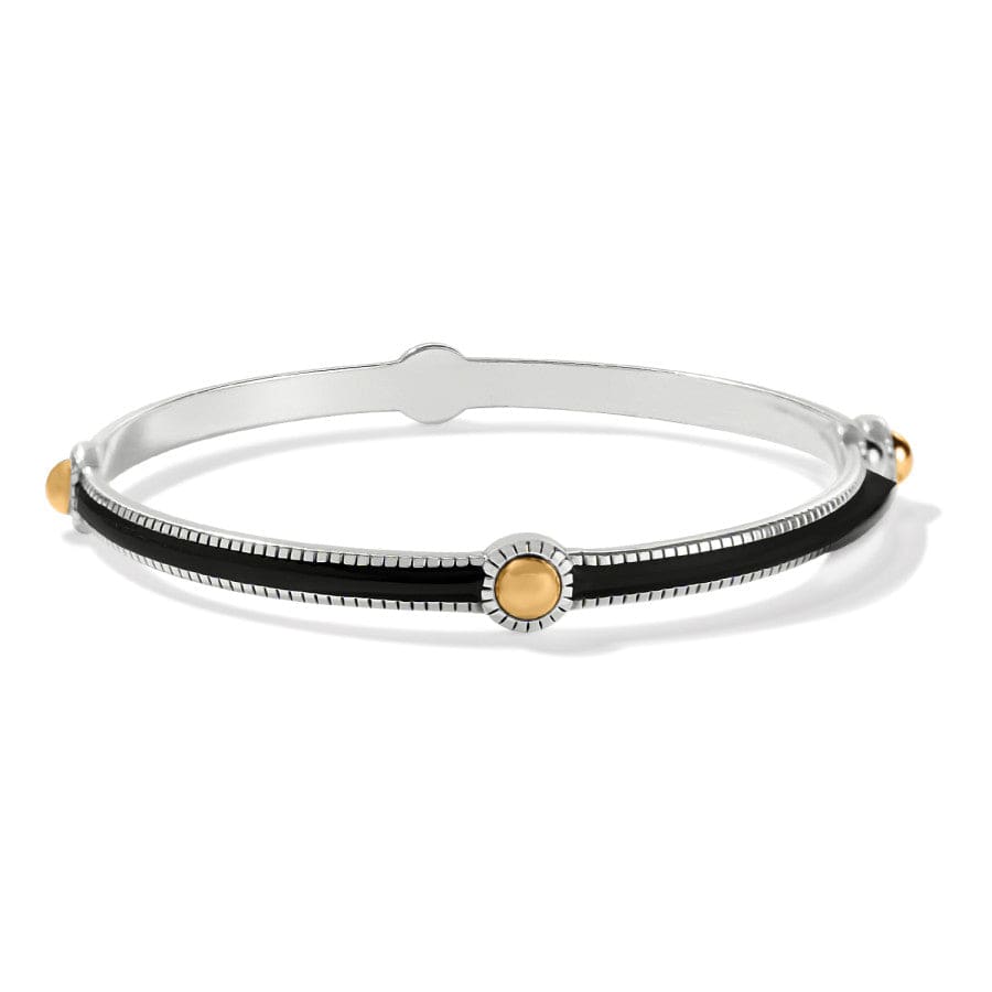 Interlok Noir Slim Bangle silver-gold 1