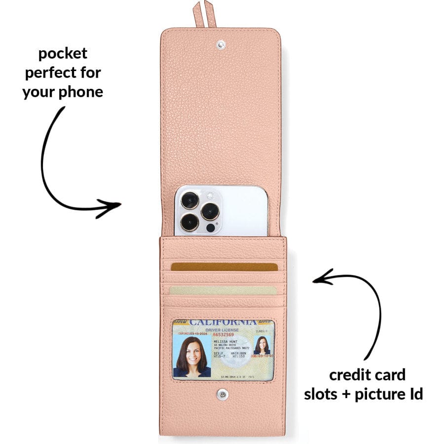 Interlok Phone Organizer pink-sand 7