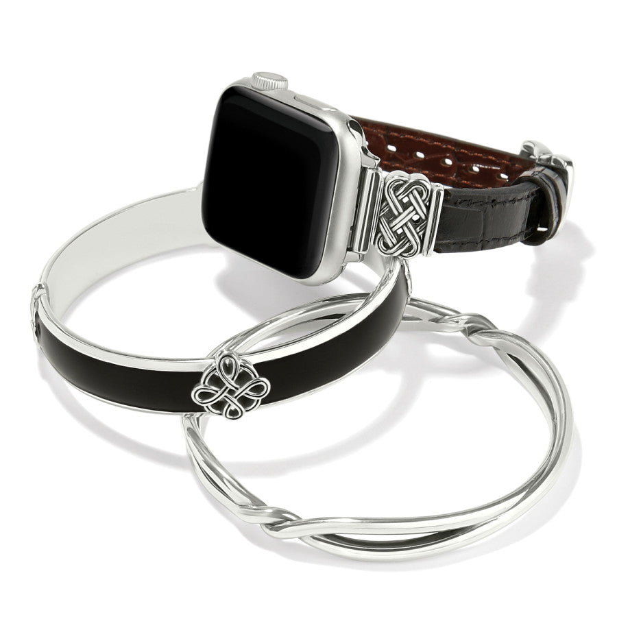 Interlok Reversible Watch Band black-brown 5