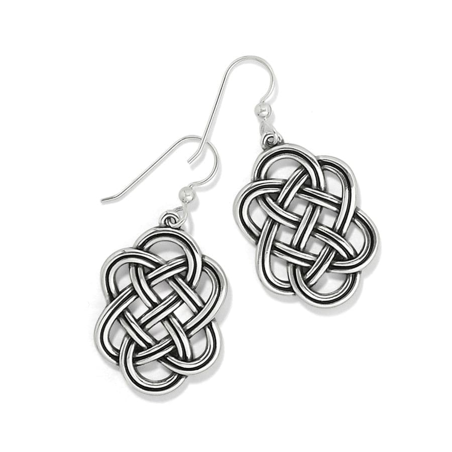 Interlok Trellis French Wire Earrings silver 1