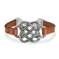Interlok Trellis Leather Bracelet