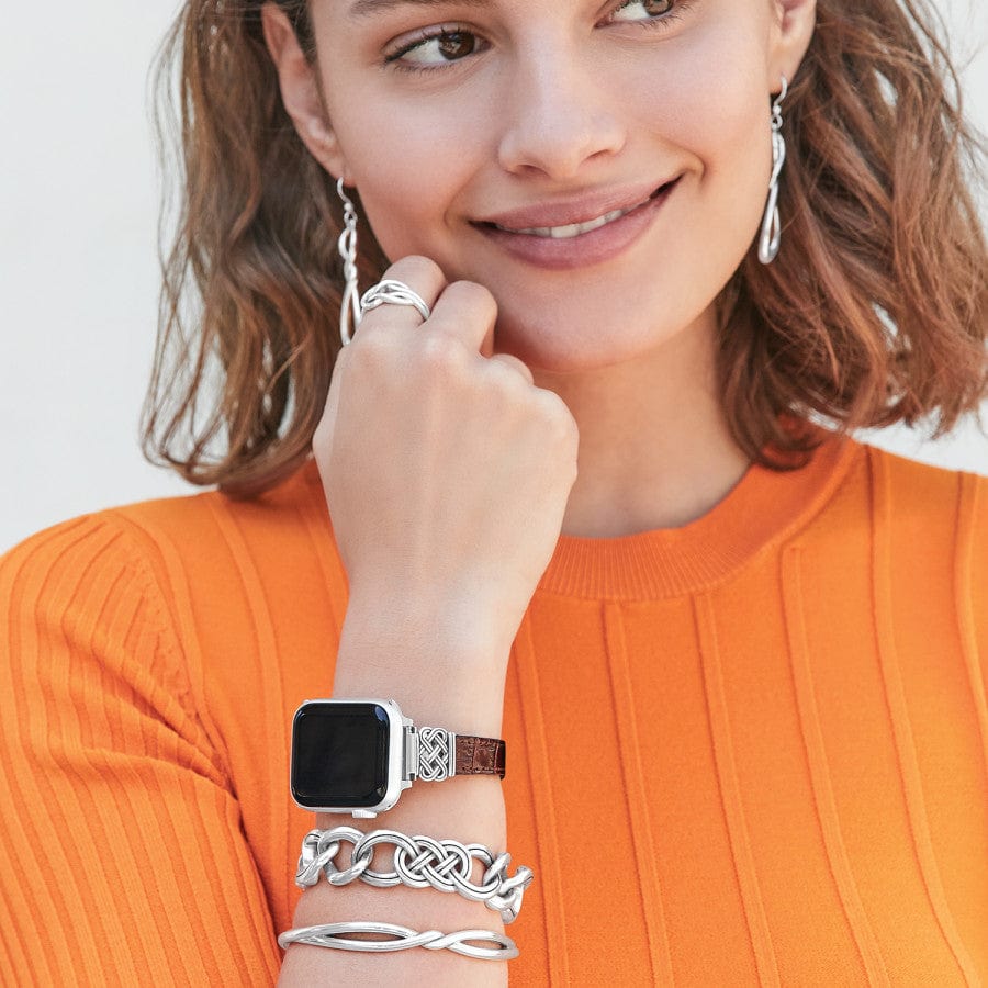 Interlok Twist Bangle silver 4