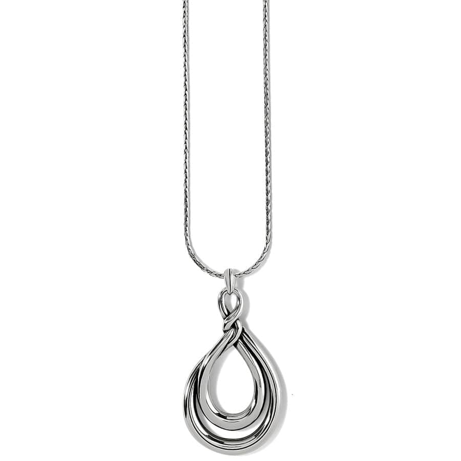 Interlok Twist Convertible Necklace silver 1