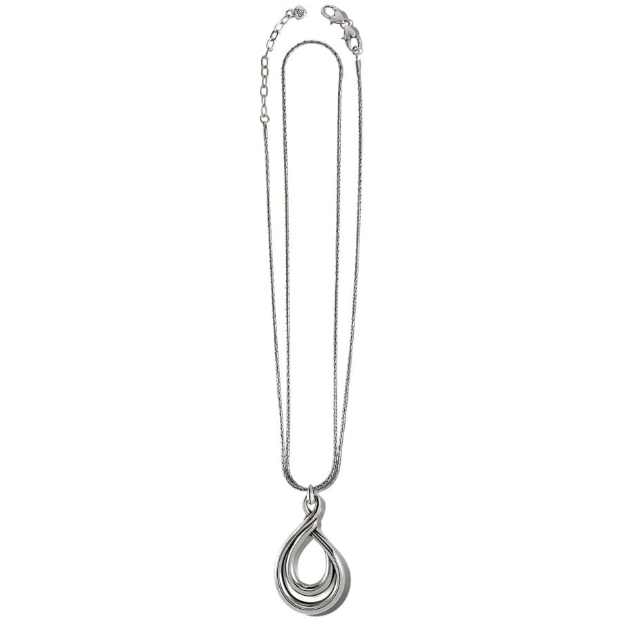 Interlok Twist Convertible Necklace silver 2