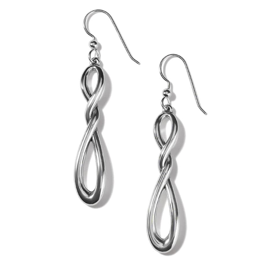 Interlok Twist French Wire Earrings silver 1