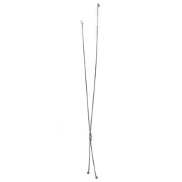 Interlok Twist Two Tone Lariat Necklace