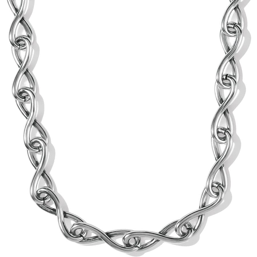 Interlok Twist Necklace silver 1