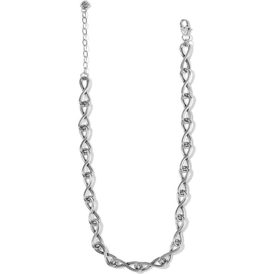 Interlok Twist Necklace silver 2