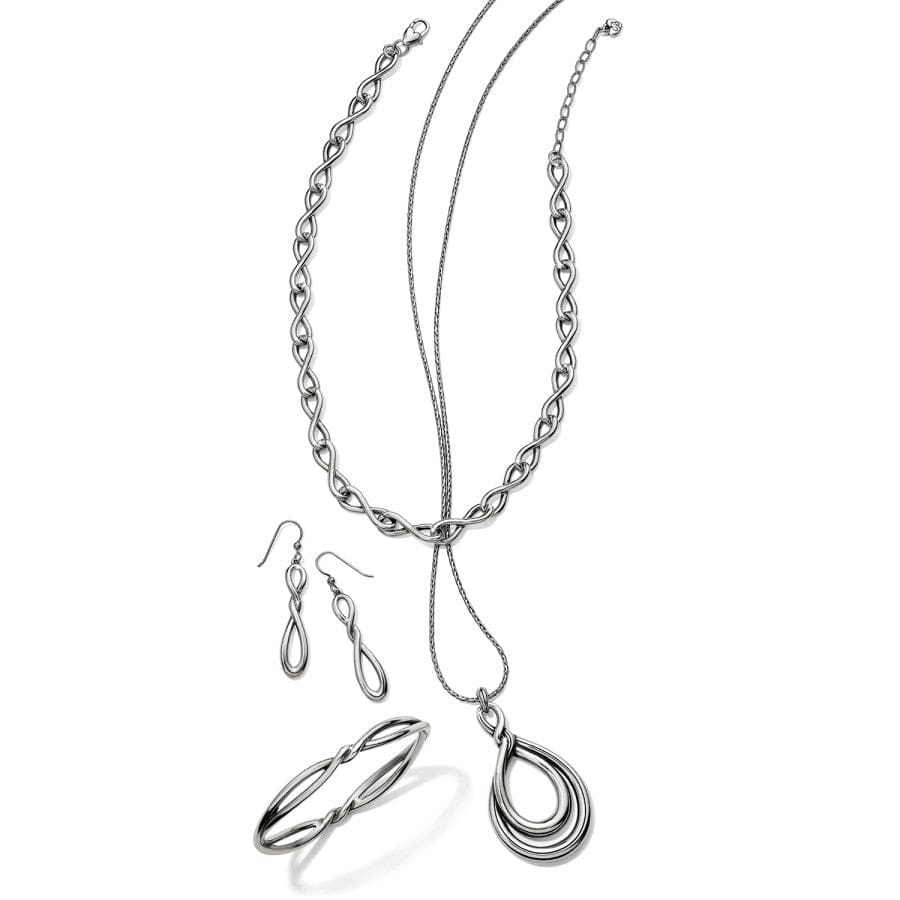 Interlok Twist Necklace silver 3