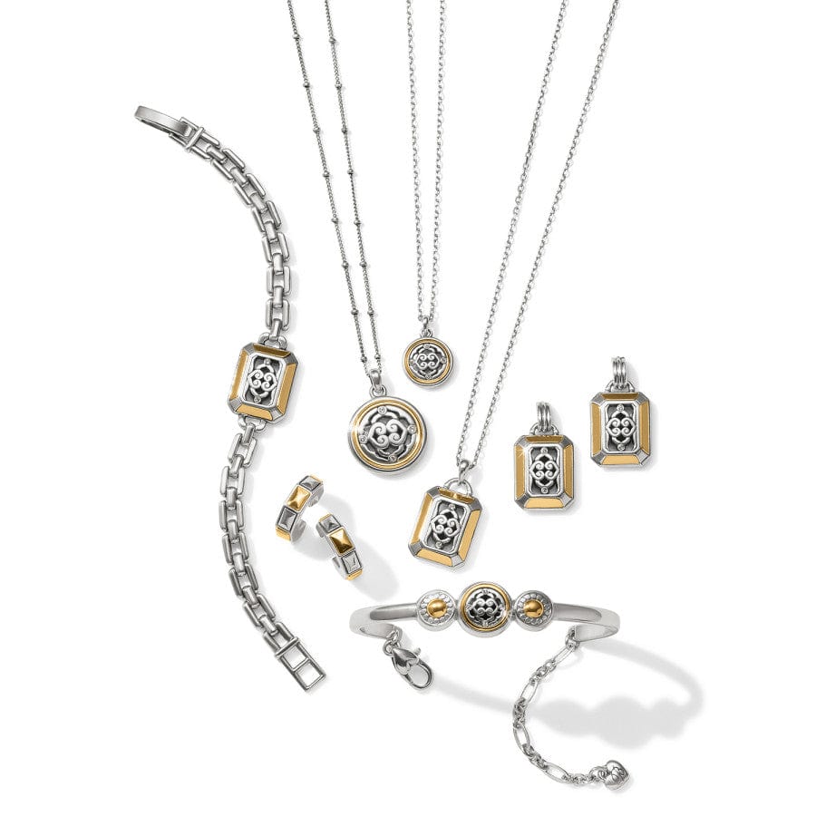 Intrigue Mini Necklace silver-gold 3
