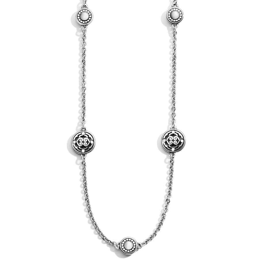 Intrigue Petite Long Necklace silver-gold 2