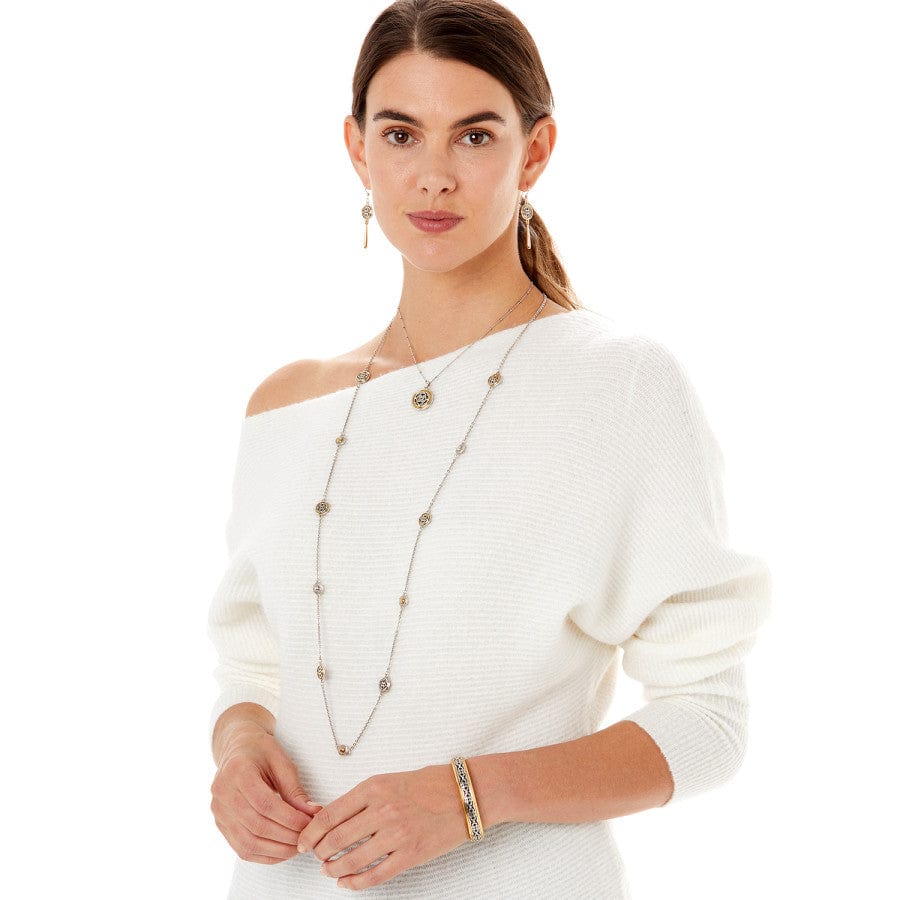 Intrigue Petite Long Necklace silver-gold 4