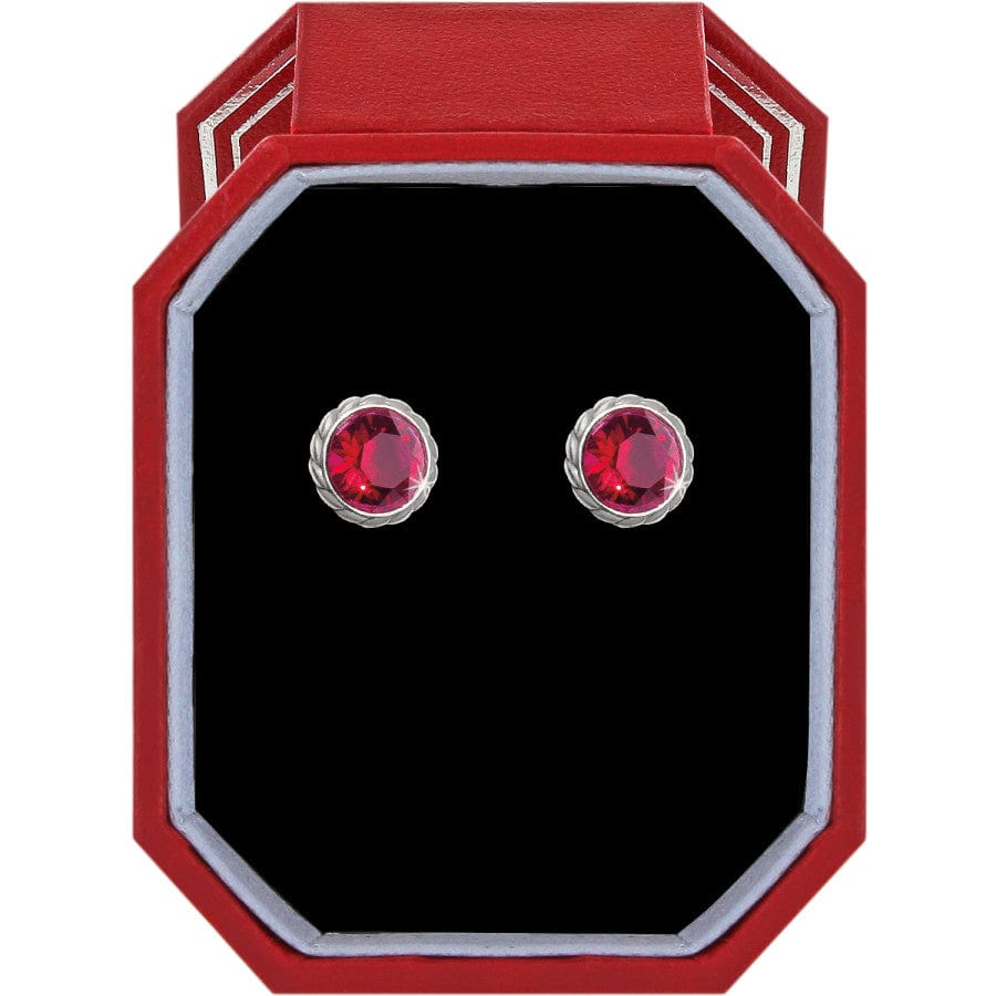 Iris Ruby Earrings Gift Box