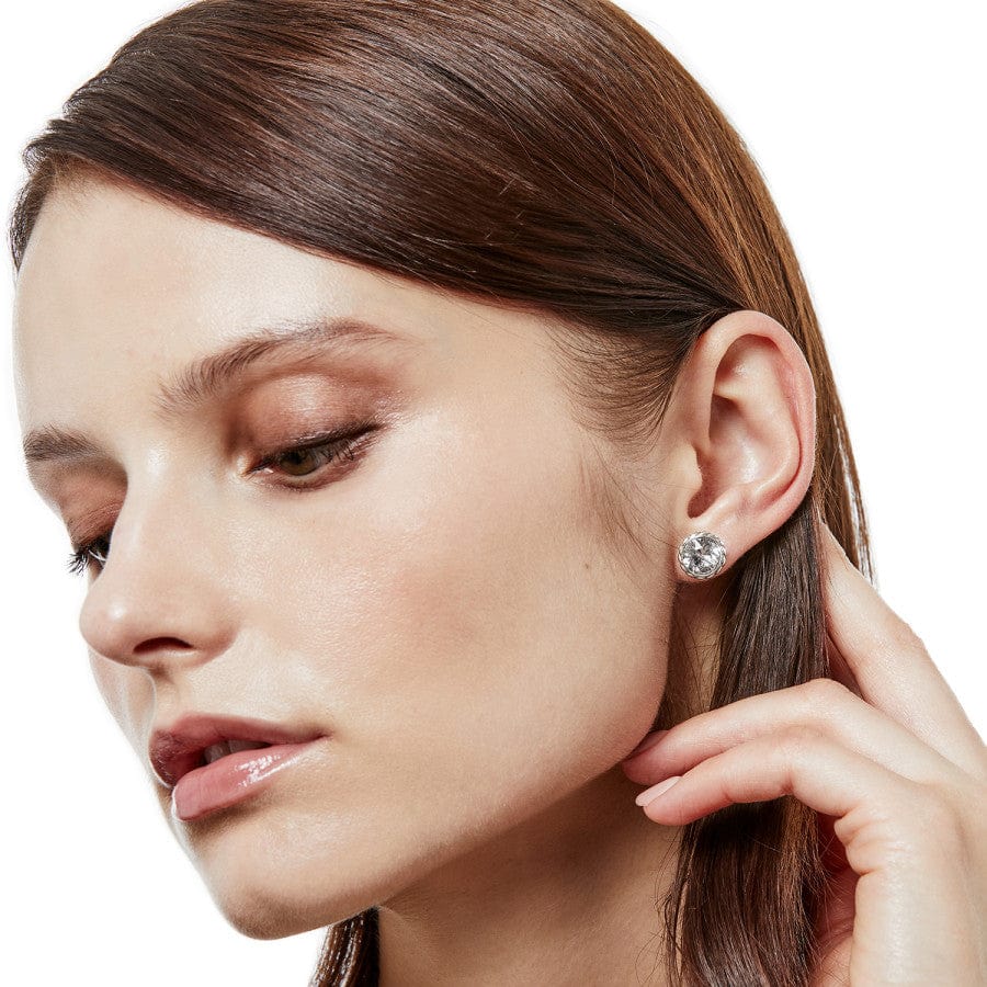 Iris Stud Earrings silver 10
