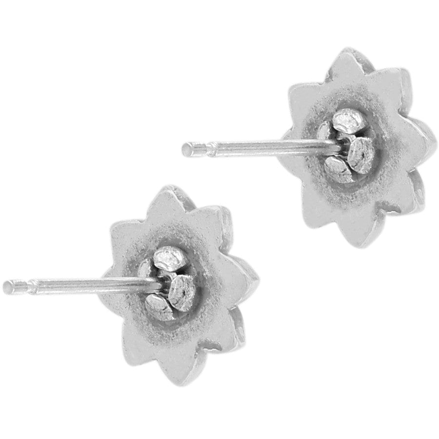 Jasmine Mini Post Earrings silver-white 2