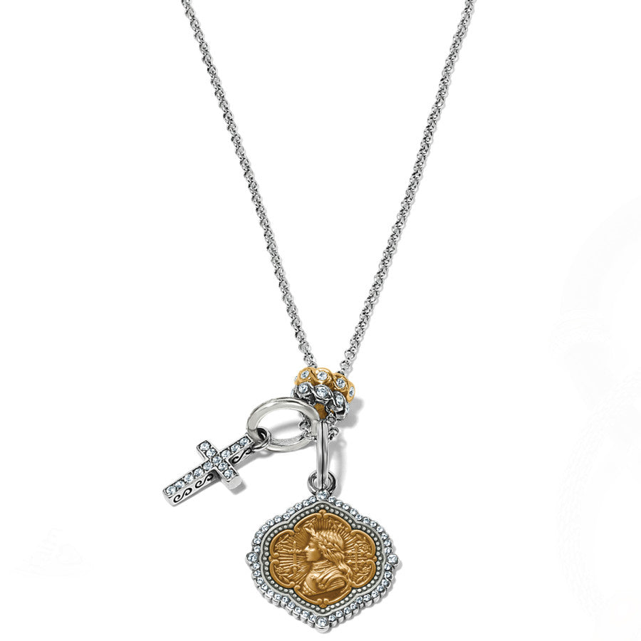 Joan of Arc Amulet silver-gold 3
