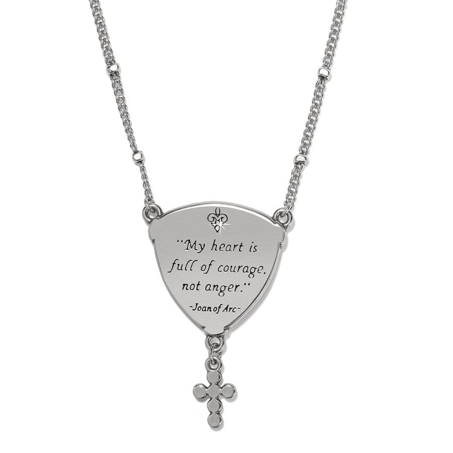 Joan Of Arc Courage Two Tone Necklace silver-gold 2