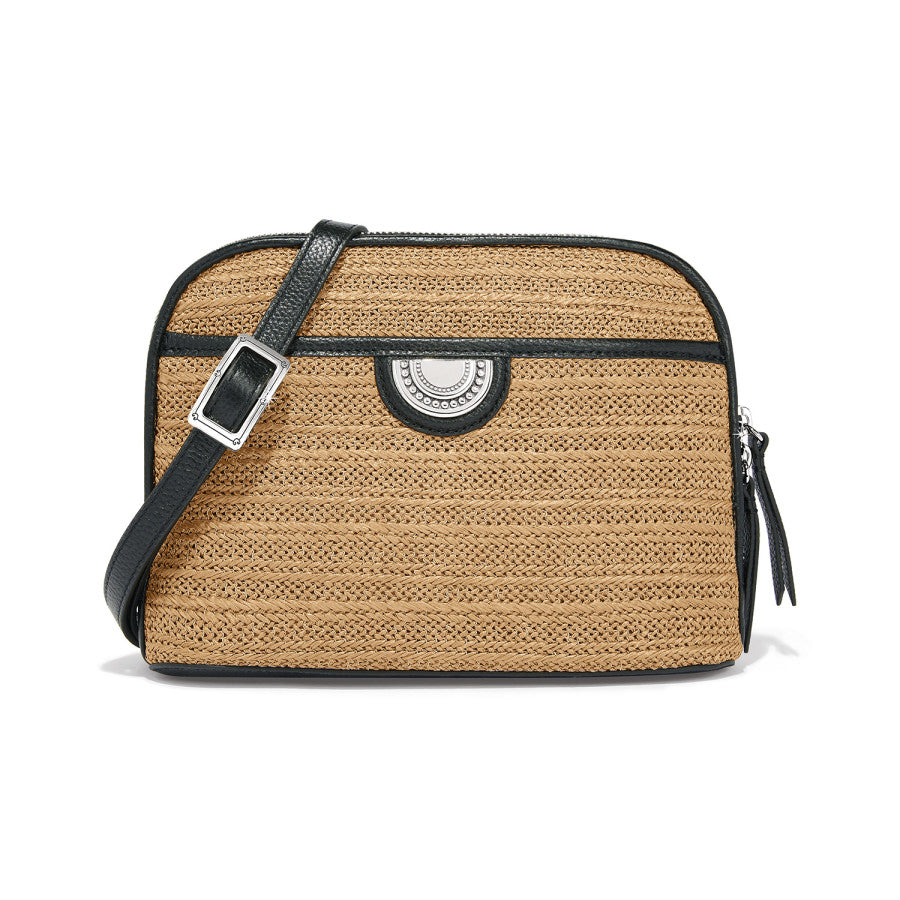 Brooklyn Straw Cross Body Organizer - Brighton