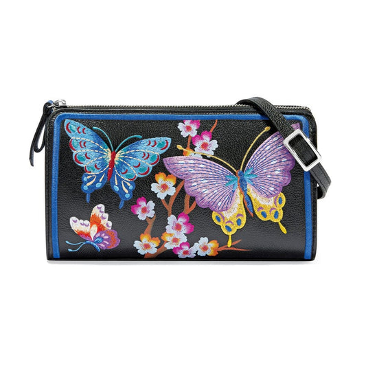 Kyoto In Bloom Embroidered Pouch