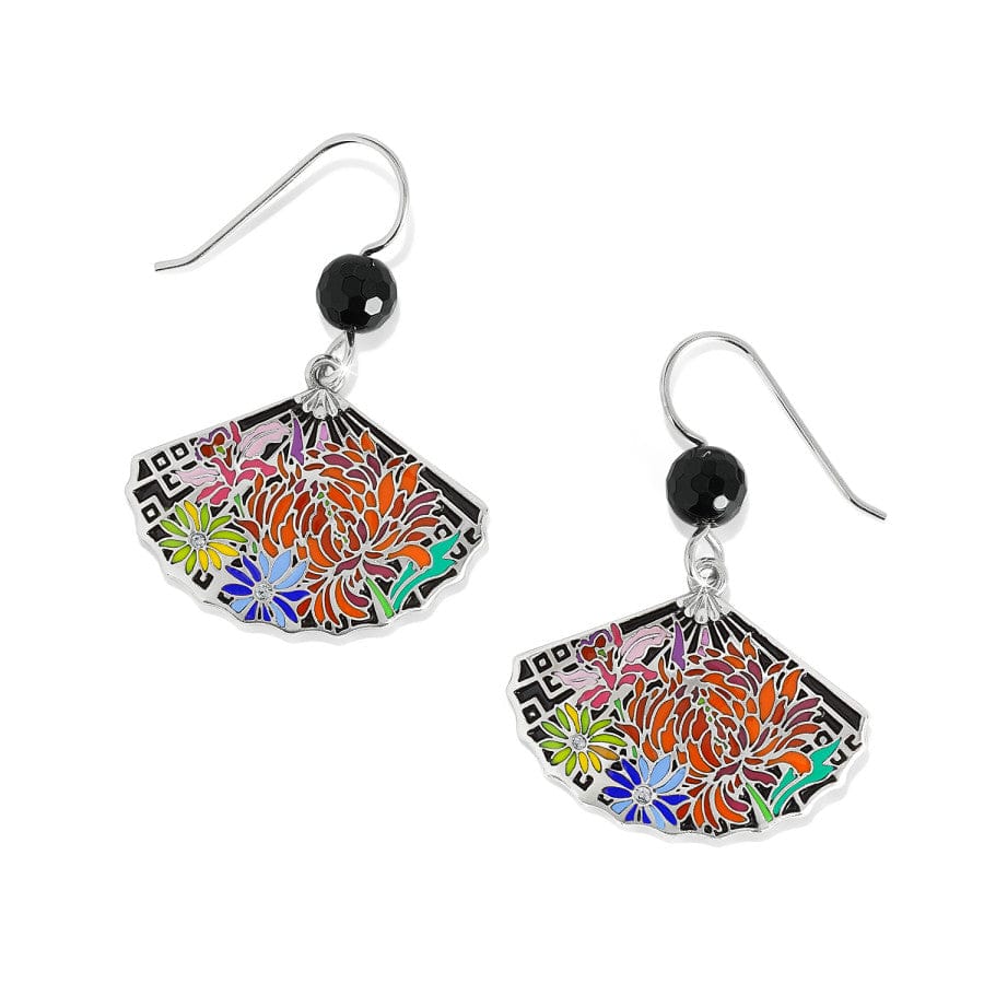 Kyoto In Bloom Fan Earrings silver-multi 1