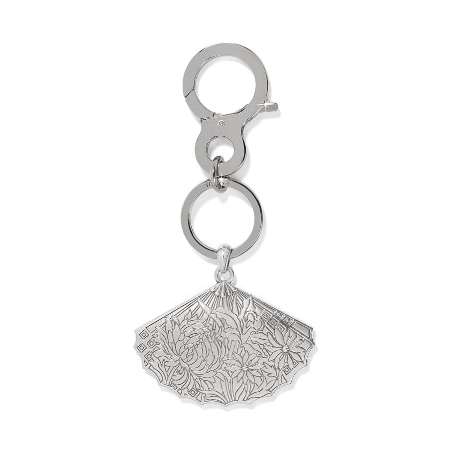 Kyoto In Bloom Fan Handbag Fob silver-multi 2