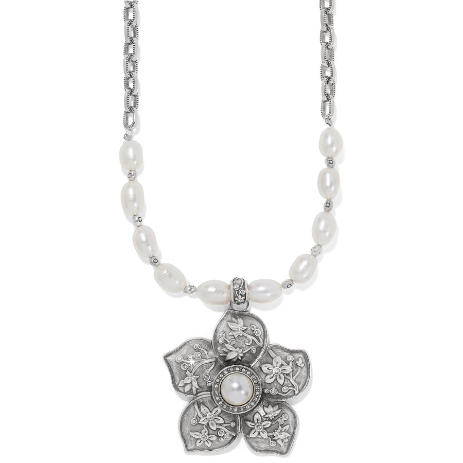 Kyoto In Bloom Pearl Necklace silver-pearl 1