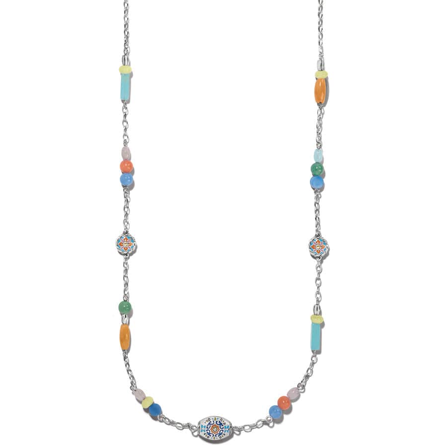 La Farfalla Long Necklace silver-multi 1