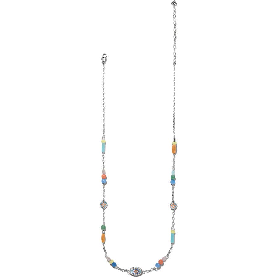 La Farfalla Long Necklace silver-multi 3