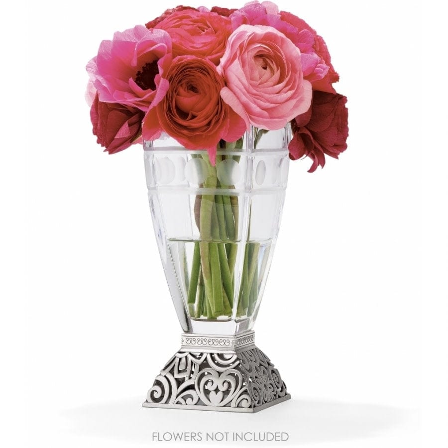Lacie Daisy Glass Vase silver 1