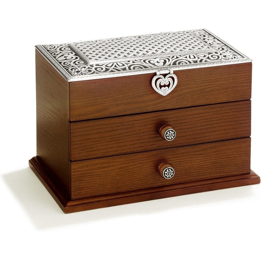 Lacie Daisy Jewelry Chest silver-wood 1