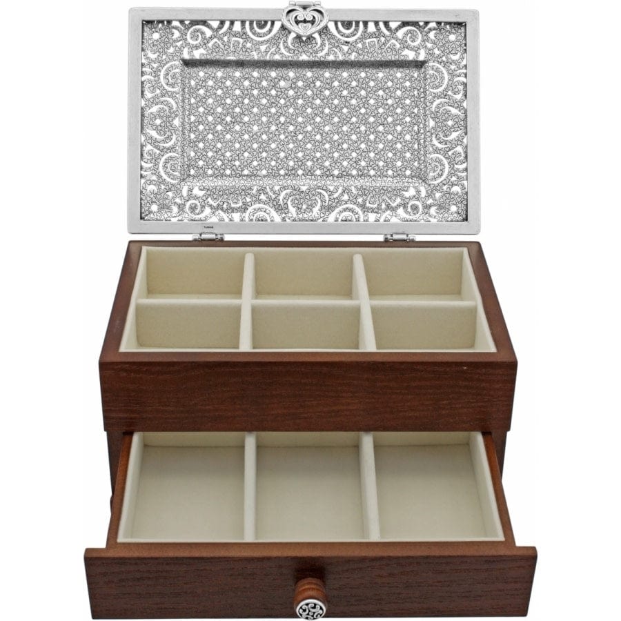Lacie Daisy Jewelry Chest silver-wood 5