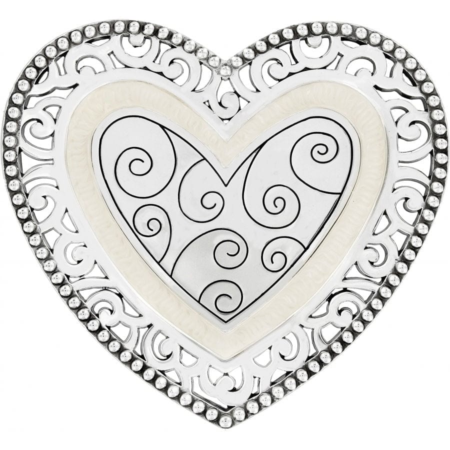 Lacie Daisy Trinket Heart Tray silver 3
