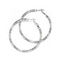 Large Hoop Charm Earrings