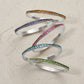 Light Hearted Crystal Bangle
