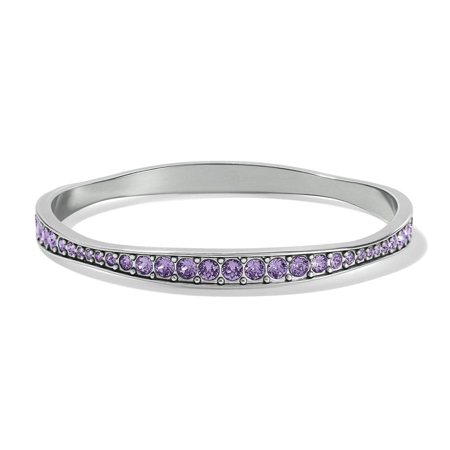 Light Hearted Crystal Bangle silver-tanzanite 9