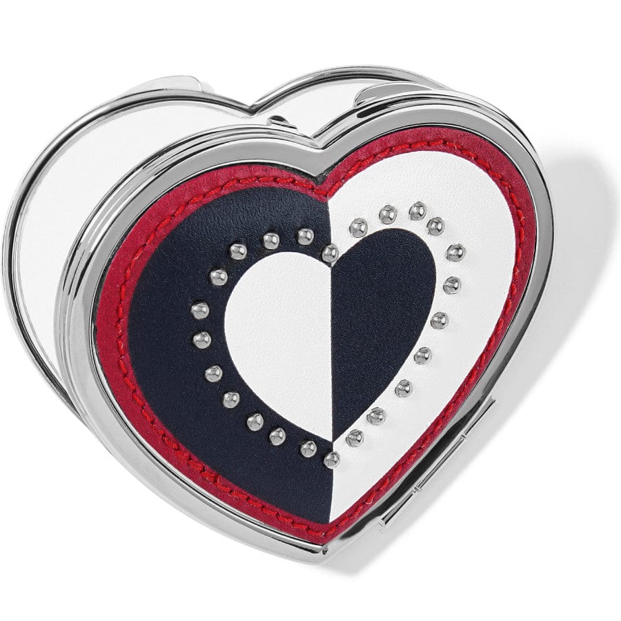 Look Of Love Heart Compact Mirror multi 1