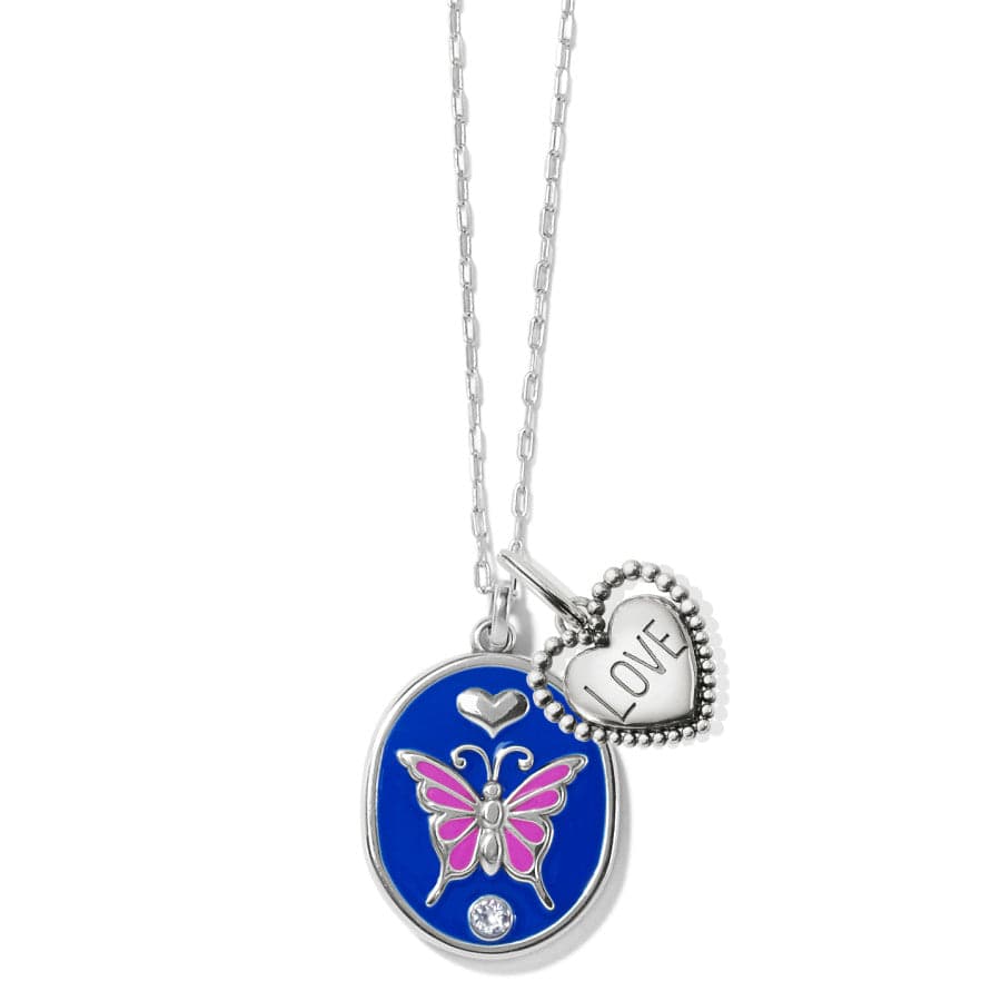 Love Butterflies Necklace silver-multi 1