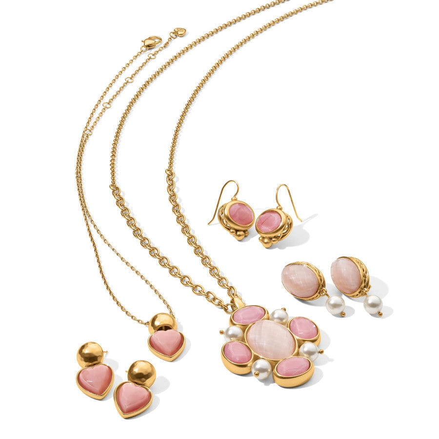 Loving Heart Necklace gold-pink 6